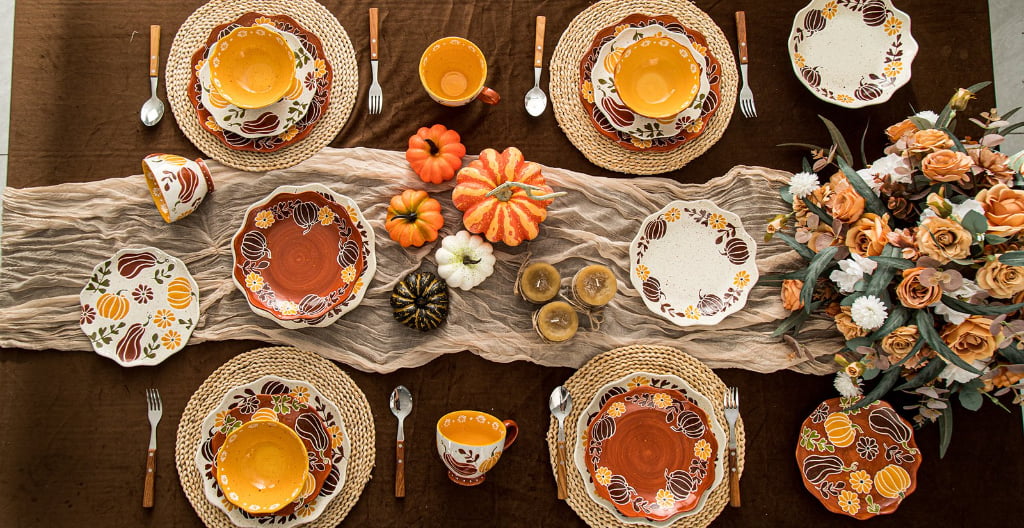 Golden Harvest Seasonal Ceramic Tableware