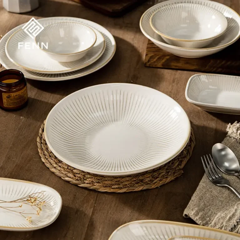 Luna Radiance Minimal Ceramic Tableware