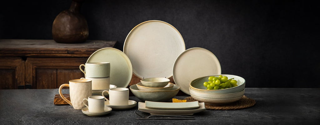 Moss Mist Matte Glaze Dinnerware Collection