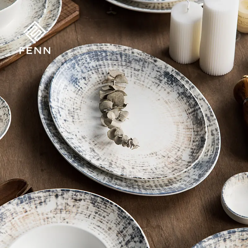 Ocean Shell collection ceramic tableware