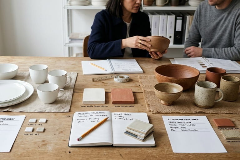 Porcelain stoneware comparison