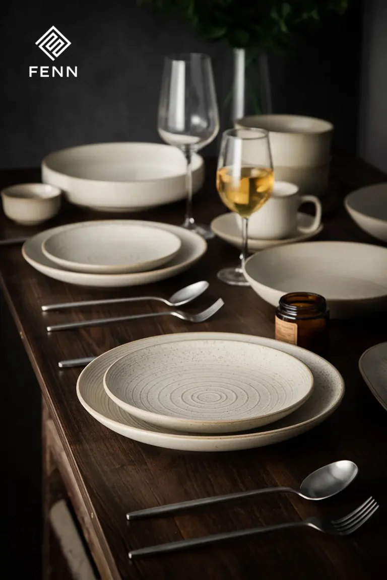 Silent Circle Minimal Ceramic Tableware Collection