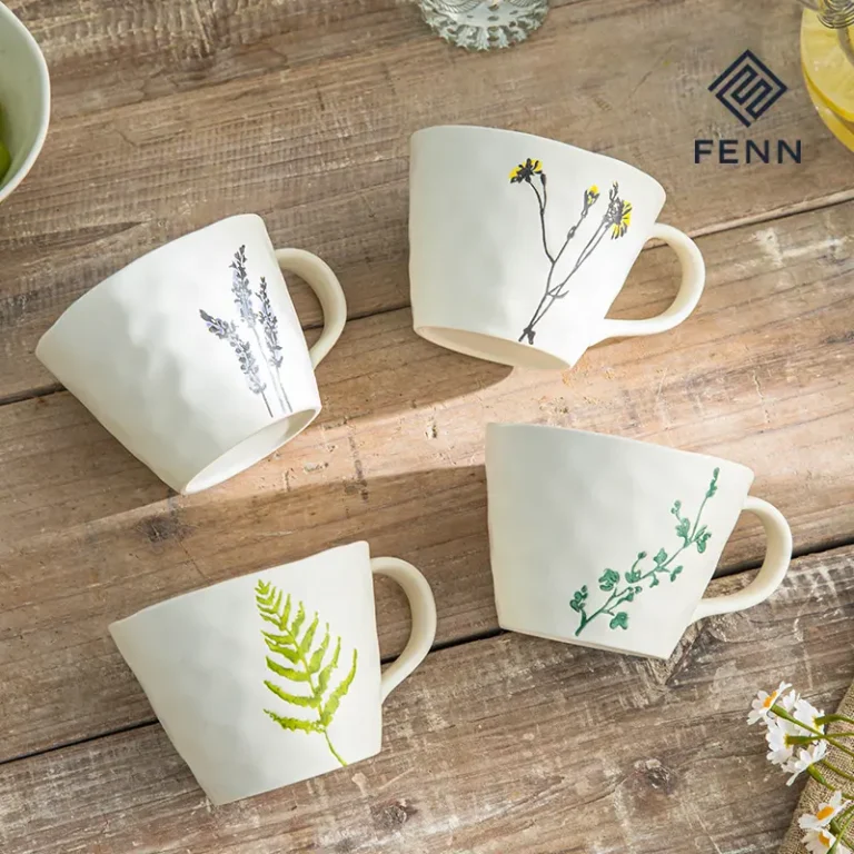 Spring Sketch Botanical Ceramic Tableware Collection