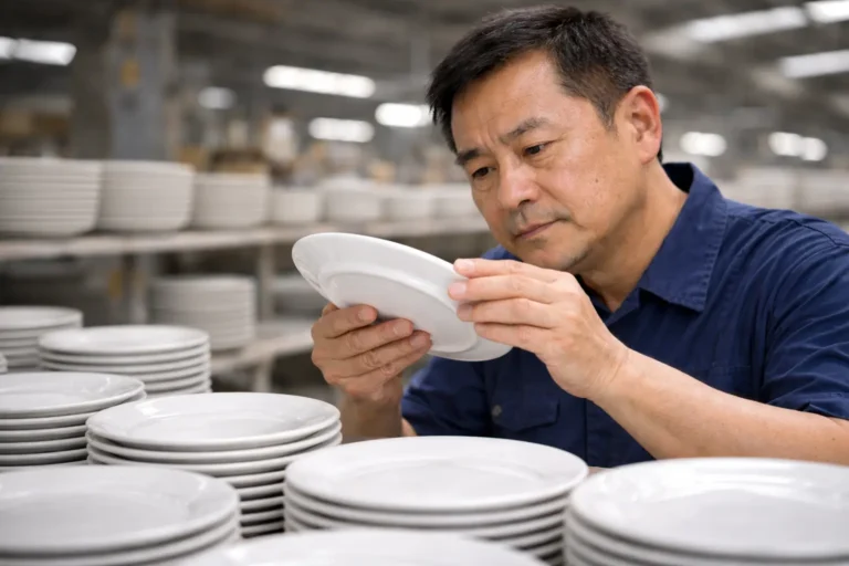 Ceramic-plate-inspection