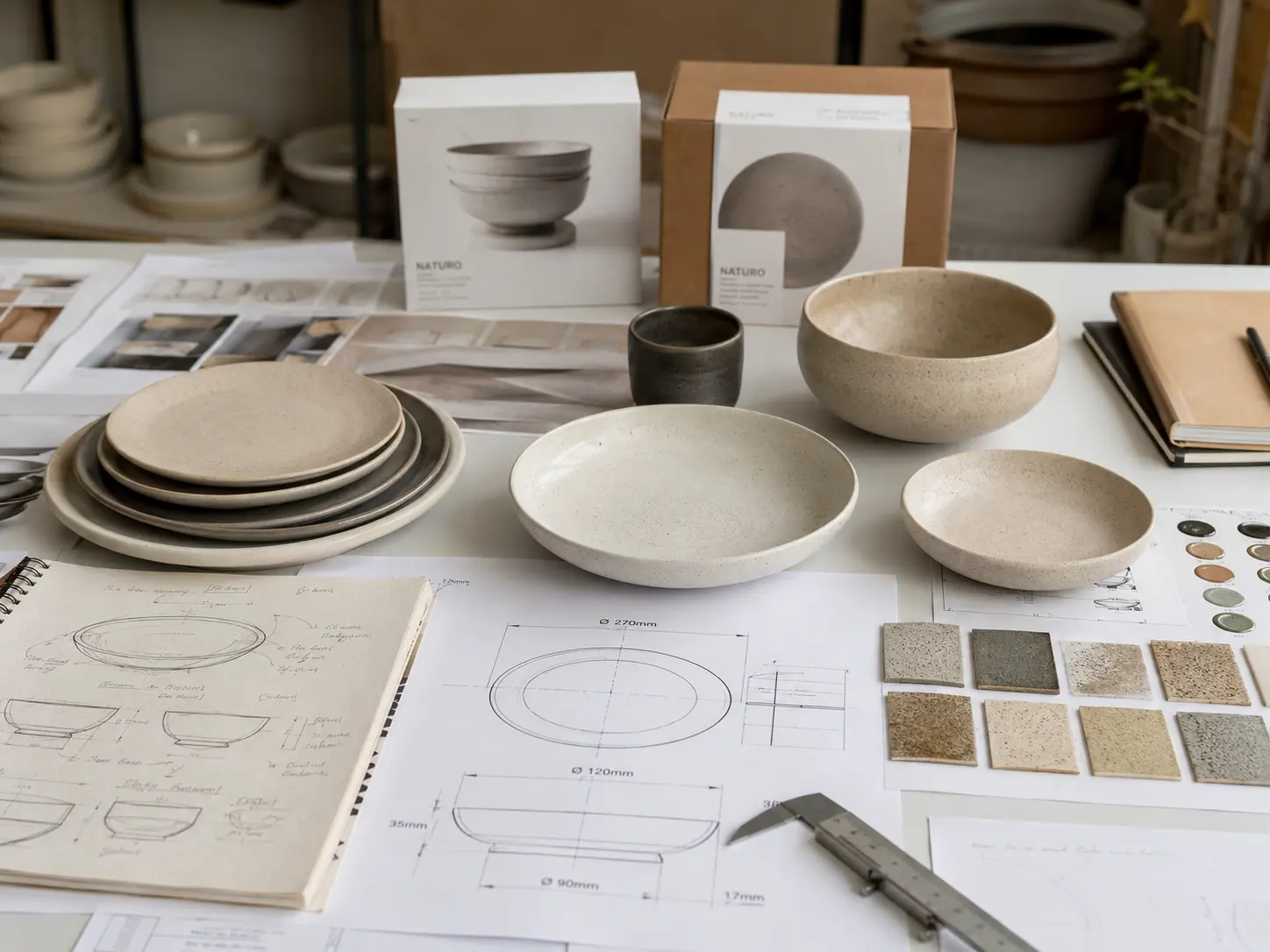 Dinnerware design planning